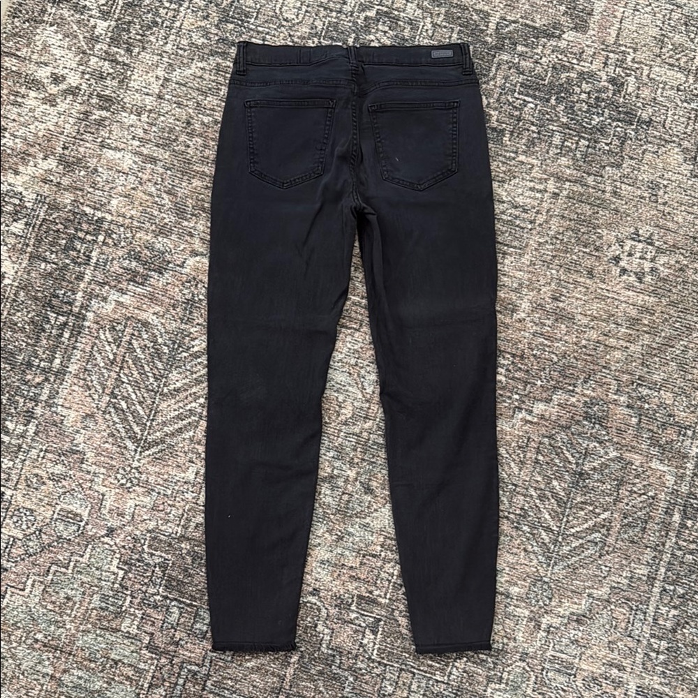 Black Label Black Skinny Distressed Jeans - Picture 3 of 4